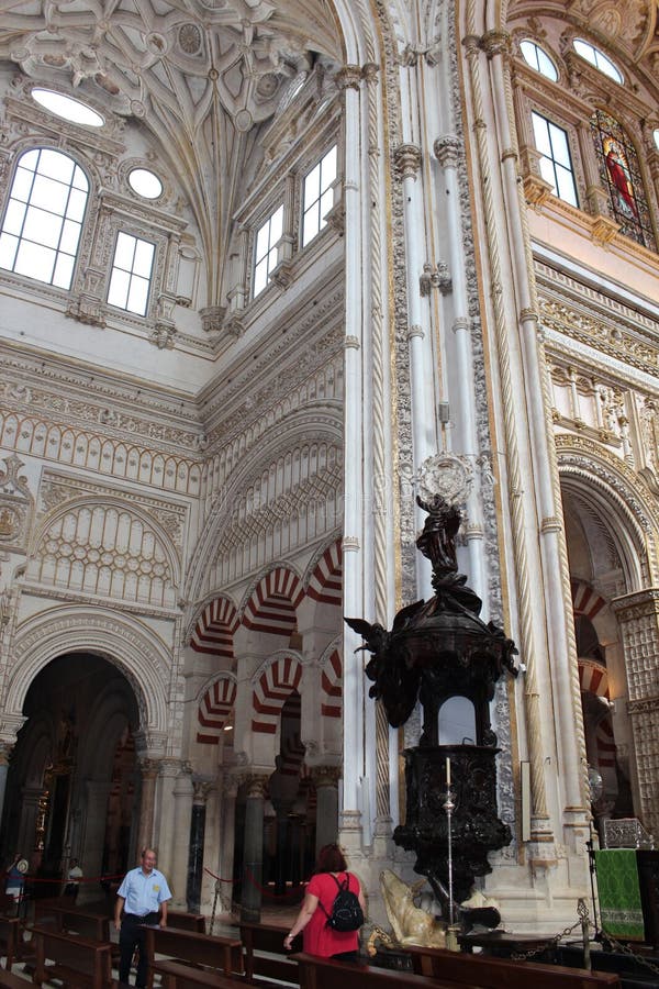 The Great Mosque or Mezquita famous interior in Cordoba, Spain stock images The Great Mosque or Mezquita famous interior in Cordoba, Spain stock images