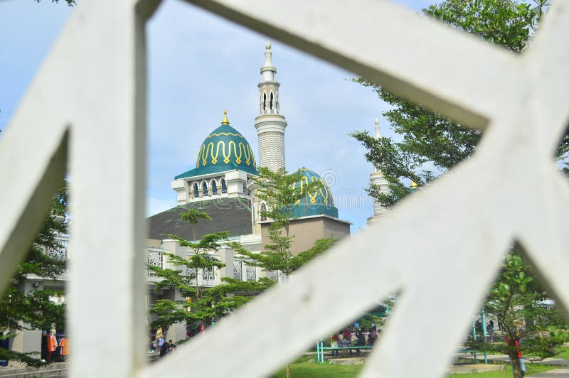 Great Mosque of Singaparna District, Tasikmalaya Regency. Shot from outside the fence