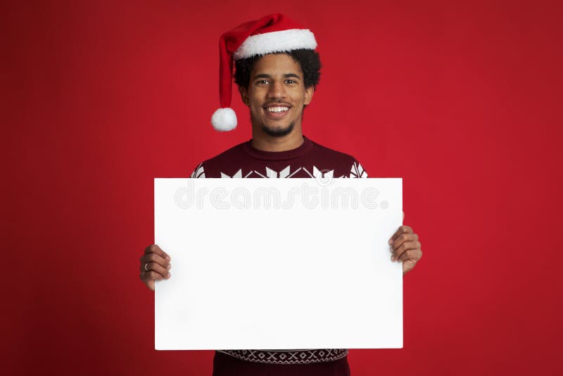 Great offer and advice for new year and christmas stock image