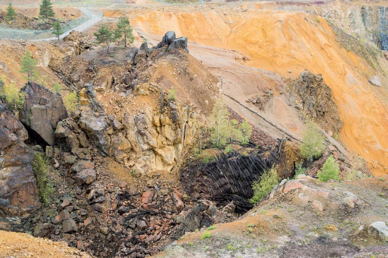 The great pit royalty free stock photography