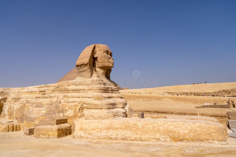 Great Sphinx of Giza stock image. Image of historical - 161850721