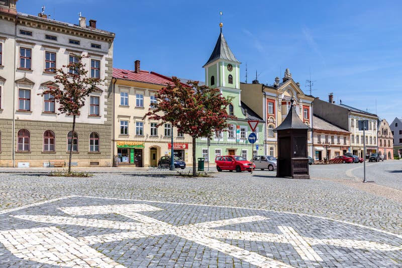 Museum, Great square, Kraliky town, East Bohemia, Czech republic, Europe