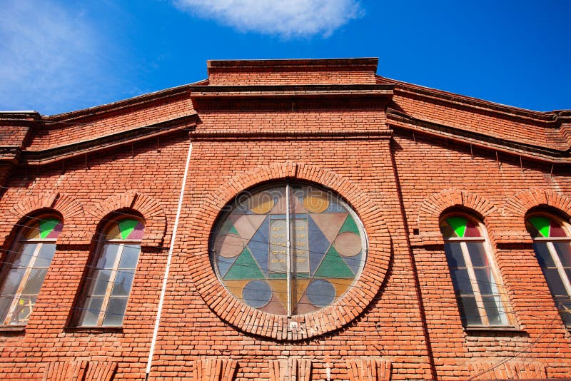 Great Synagogue in Tbilisi old town. Tbilisi is the capital and the largest city of Georgia, lying on the banks of the Kura River