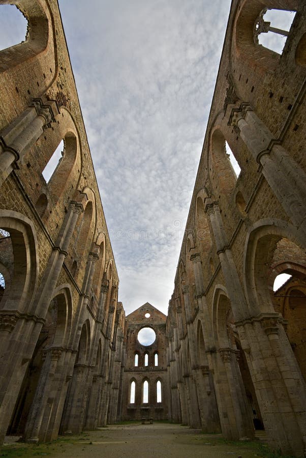 A great view of Abbey of San Galgano