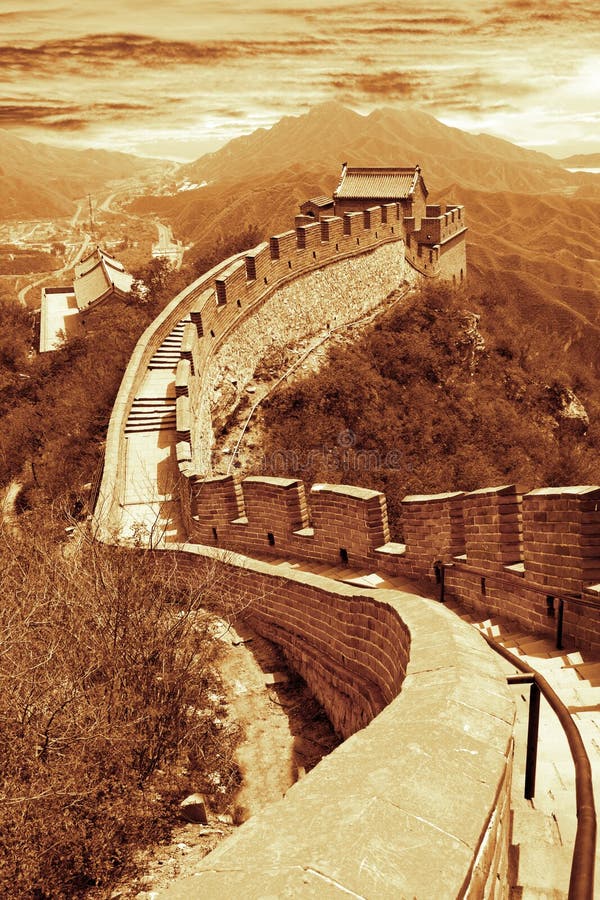 The Great Chinese Wall close to Jinshanling Stock Photo by ©hecke06 58310871