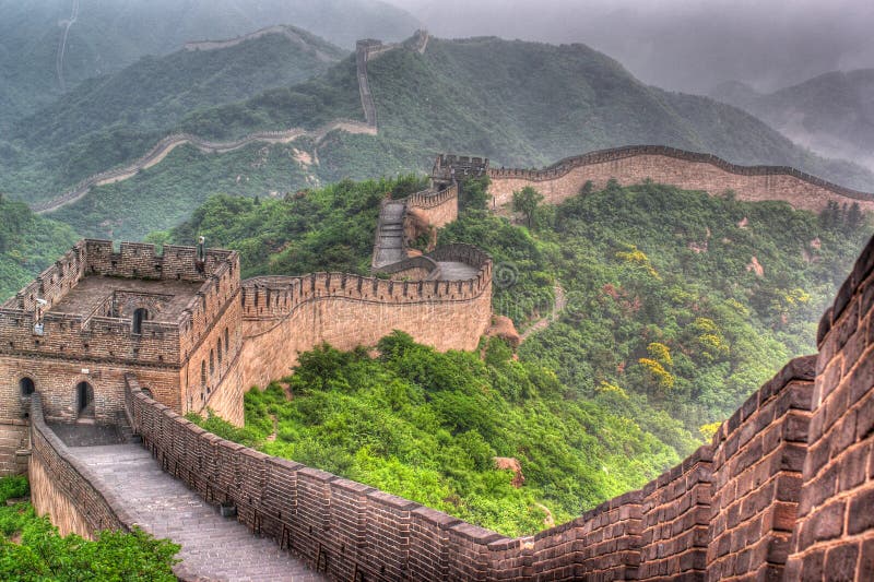 El gran muro de eso es un más grande defensa estructura en.
