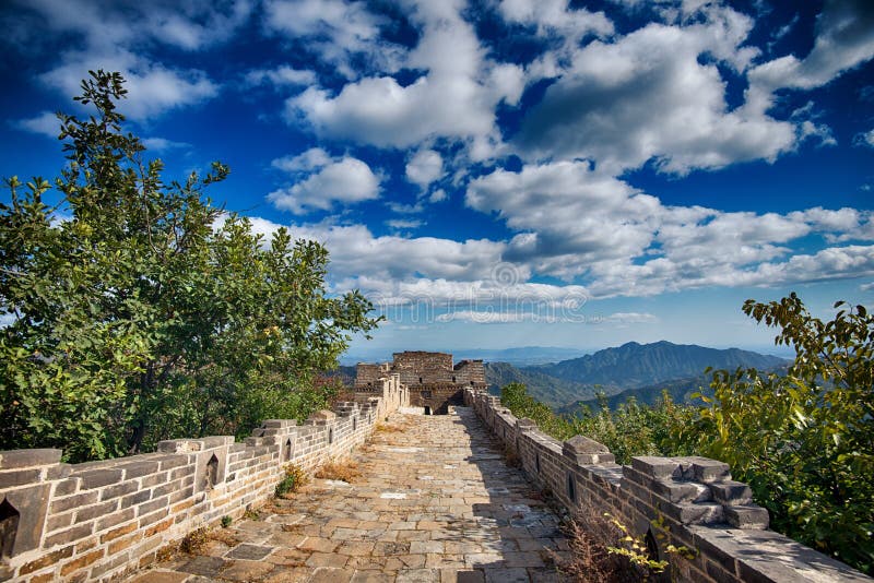 The Great Wall of China, Beijing royalty free stock photography The Great Wall of China, Beijing royalty free stock photography
