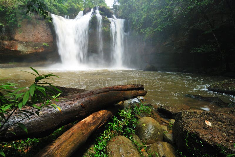 Great waterfall in Thailand