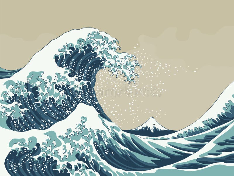 Great Wave Vector Illustration