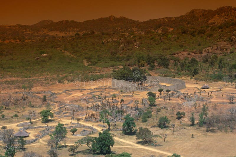 The Great Zimbabwe ruins royalty free stock photo The Great Zimbabwe ruins royalty free stock photo