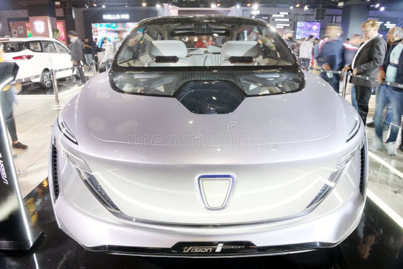 Auto Expo 2020, Greater Noida, India royalty free stock photo Auto Expo 2020, Greater Noida, India royalty free stock photo