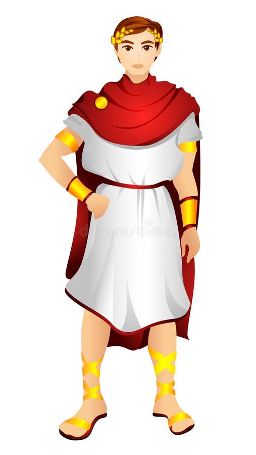 Grecki Strój royalty ilustracja