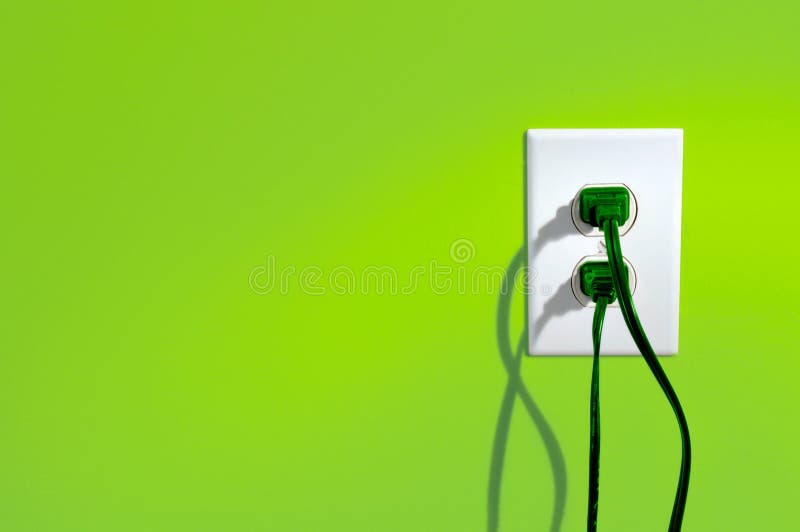 Green Power concept stock photos