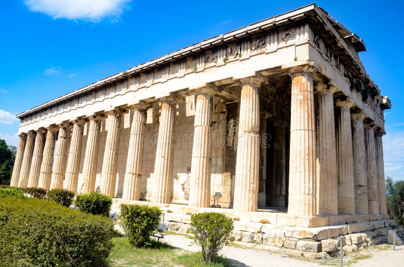 GREECE, ATHENS - MARCH 29, 2017: the Temple of Hephaestus Editorial ...