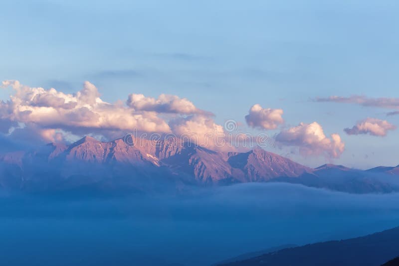 greece berg olympus arkivfoto greece berg olympus arkivfoto