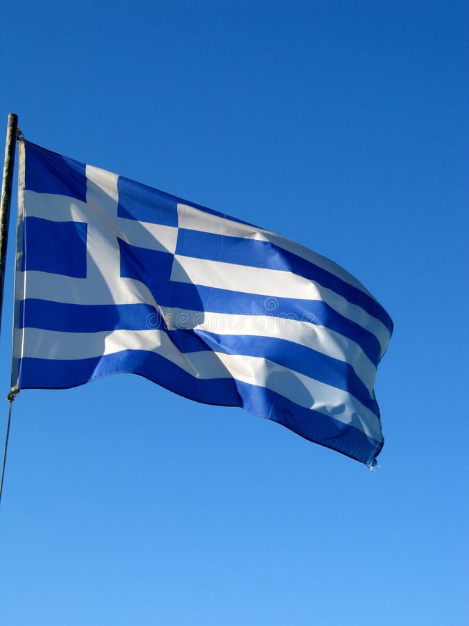 Greece flag stock image. Image of bright, colour, color 3445703