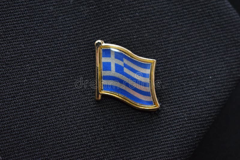 pins pin's flag national badge metal lapel hat button vest greek royal greece 
