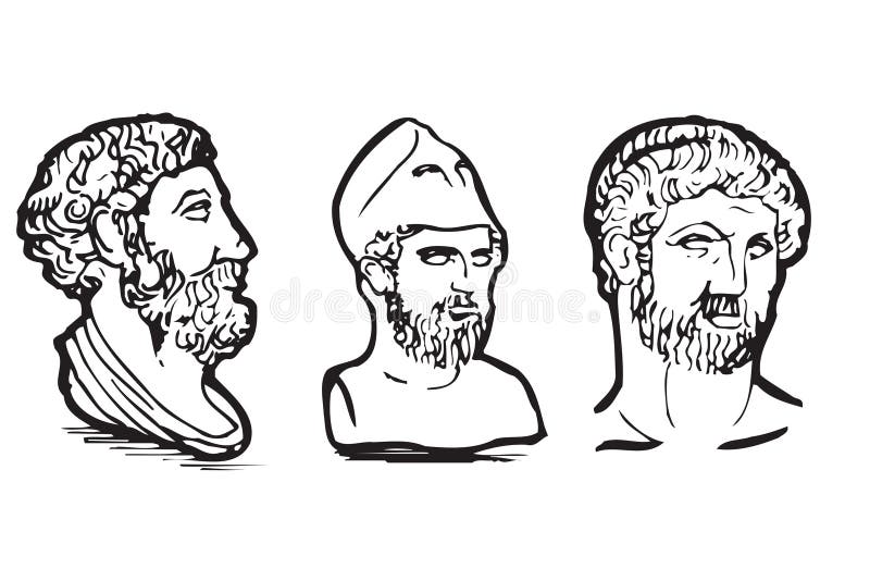 Thales of Miletus Portrait, Vector Stock Vector - Illustration of classic,  graphic: 151671830