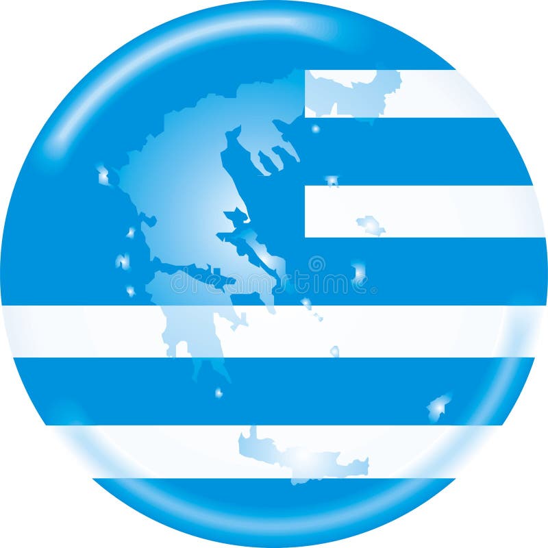 Greece map and flag vector illustration Greece map and flag vector illustration