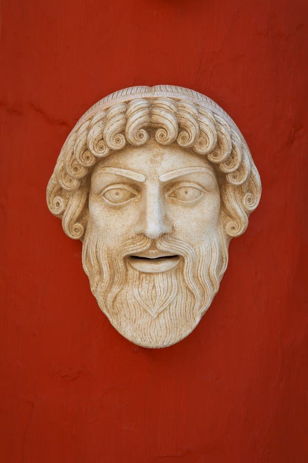 Greek antique mask stock photo. Image of people, expression 4533678