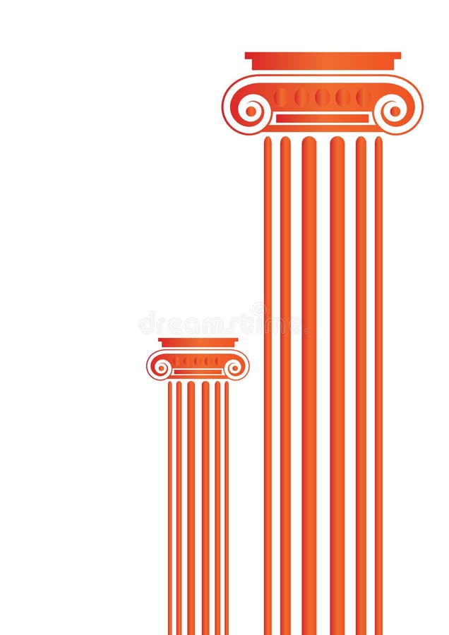 Greek Antique pillars - vector