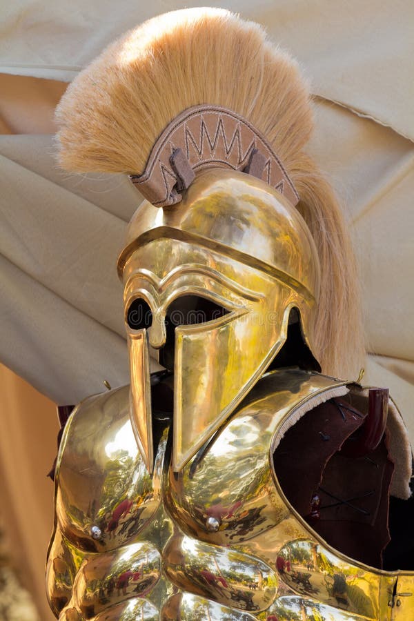 Greek armour stock photo. Image of golden, protection 21732924