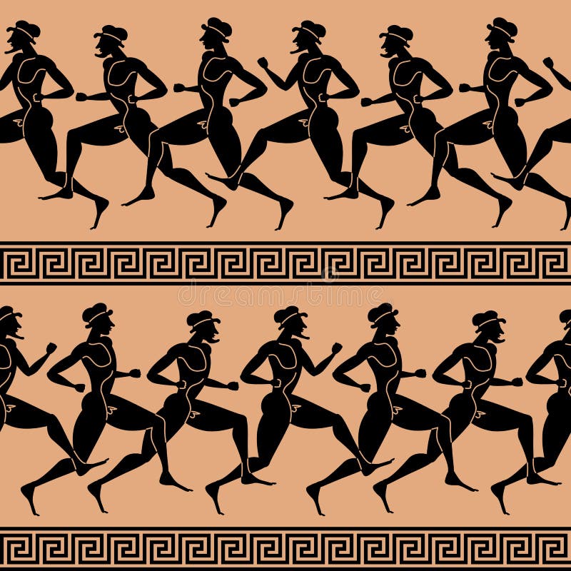 Greek Athletes (seamless Vector Wallpaper) Stock Vector - Illustration of antiquity, seamless: 4913322 Greek Athletes (seamless Vector Wallpaper) Stock Vector - Illustration of antiquity, seamless: 4913322