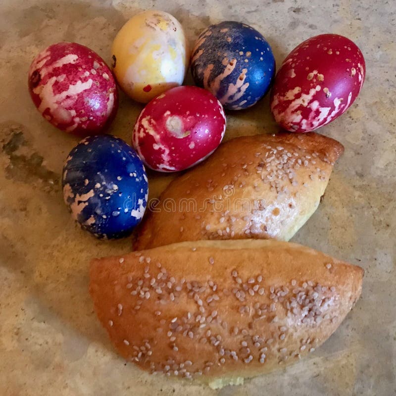 Greek Easter Delicacies stock image. Image of baked 154302267