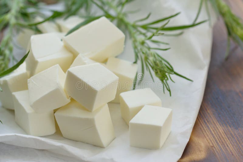 Greek feta cheese stock image. Image of snack, background 73411543
