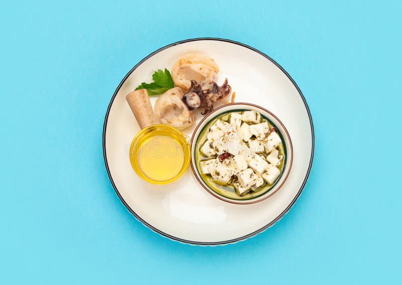 Greek Food Assortment On Color Background Stock Image Image Of 58-authentic-dishes-from-greece-you-must-try-immediately