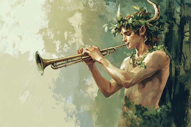 Pan God T-Shirt Greek Mythology Ancient Greece Faun Satyr Pan God T-Shirt Greek Mythology Ancient Greece Faun Satyr