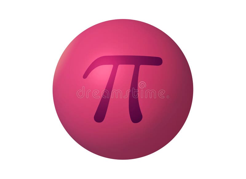Greek letter Pi vector illustration