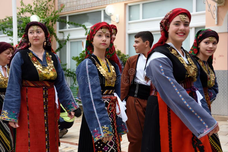 Greek Procession, Acharavi, Corfu, Greece Editorial Stock Photo - Image ...