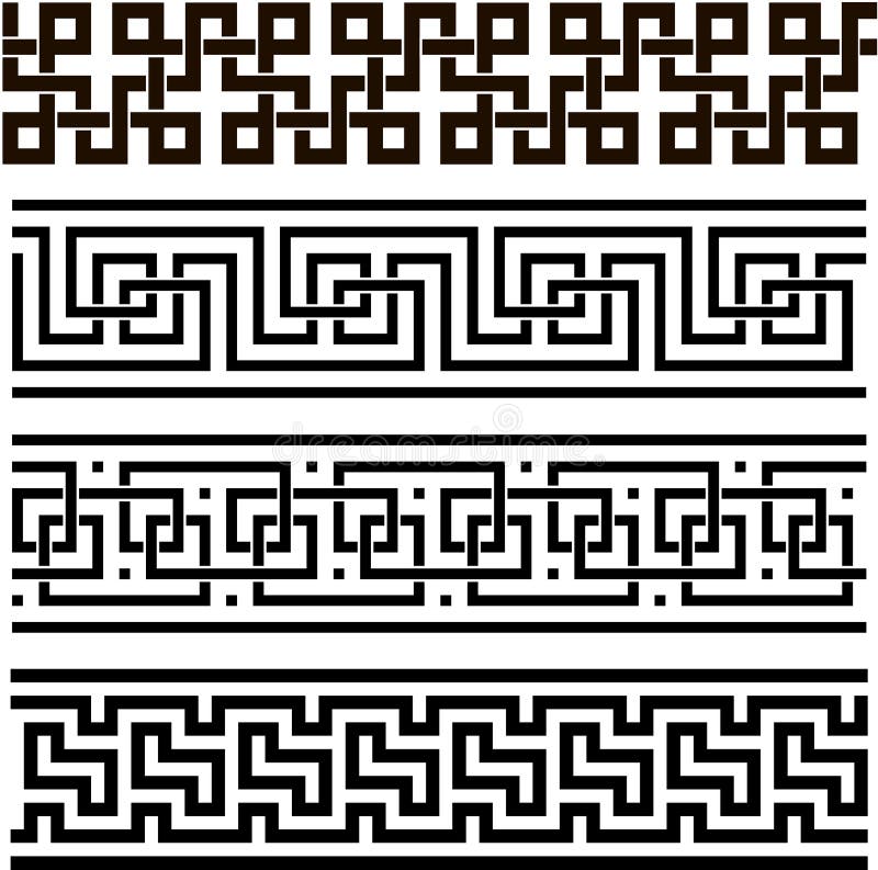 Greek seamless ornament editorial stock image. Illustration of graphic ...