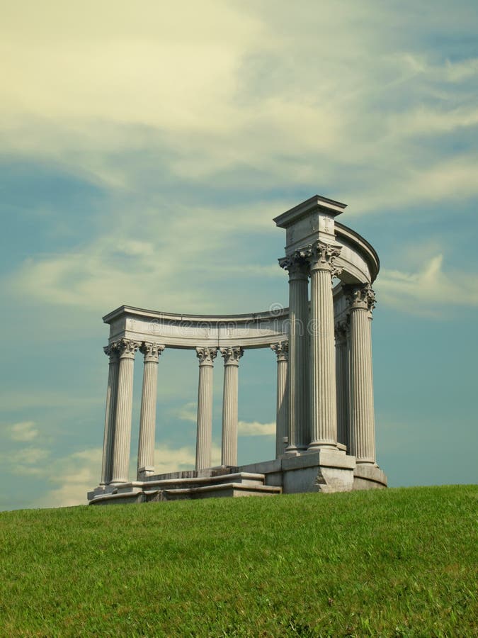 Greek style columns