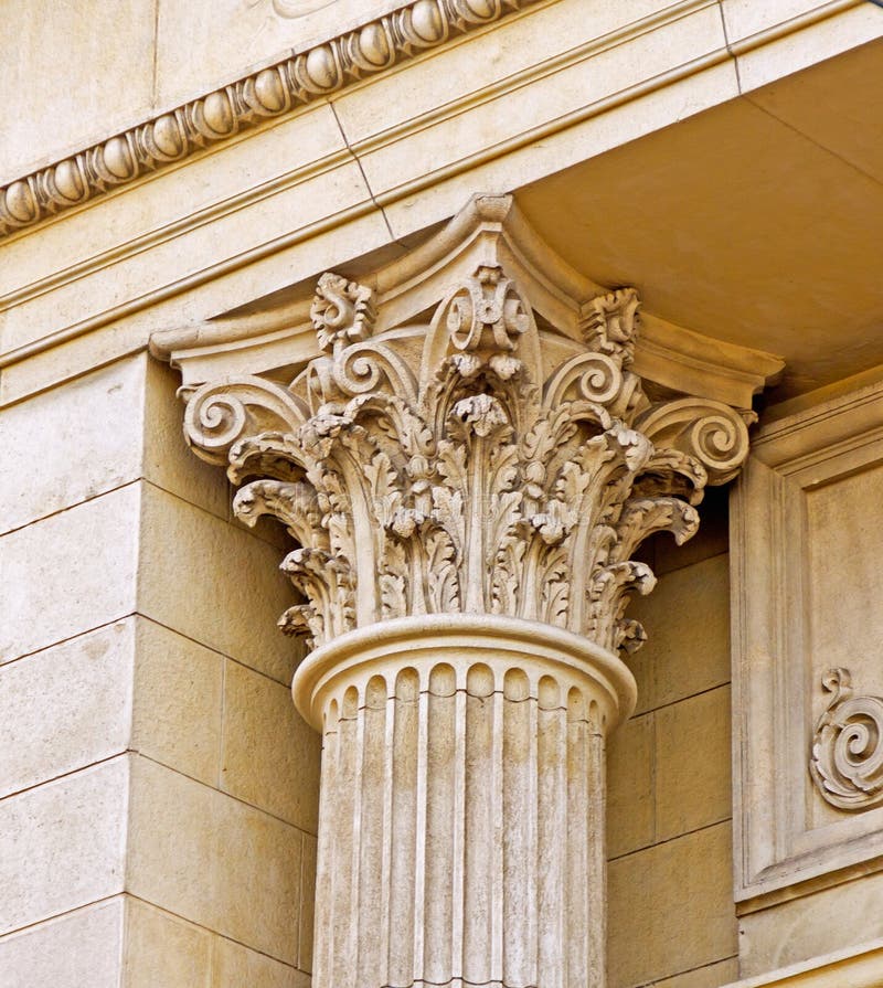 Greek Style Pillar Royalty Free Stock Image - Image: 23265086