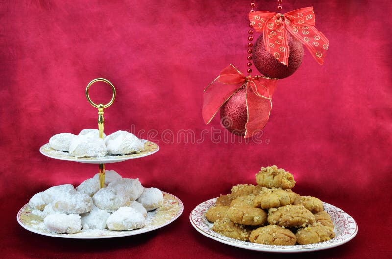 Greek Traditional Christmas Desserts Stock Image Image of honeydipped