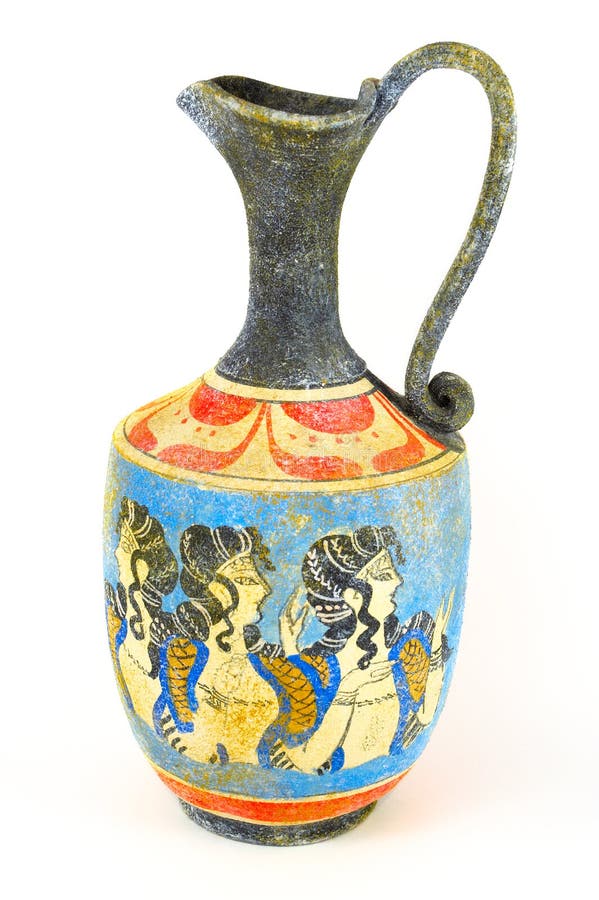 Greek vase stock image Image of handle athens orange greek vase