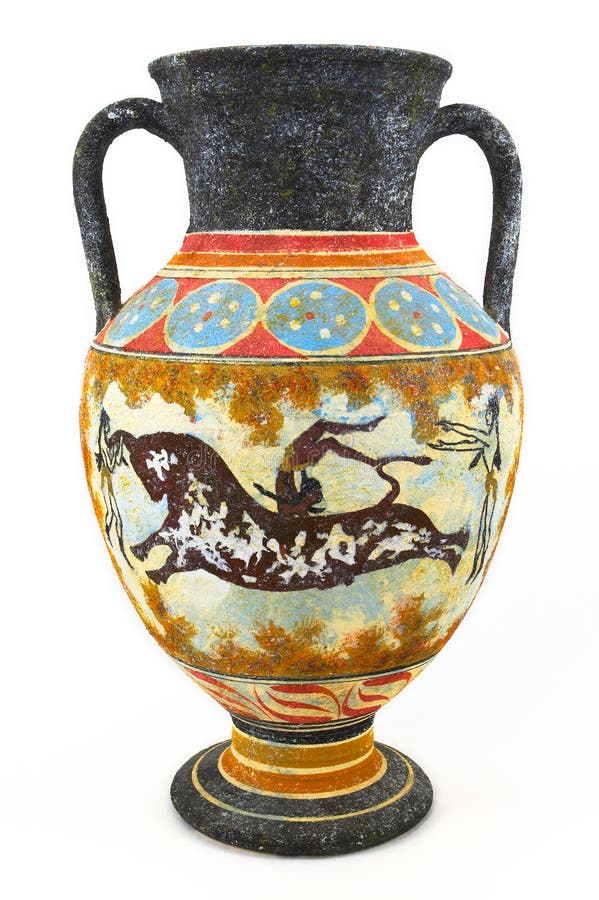 Greek vase stock image. Image of blue, black, dance, myth 3807859