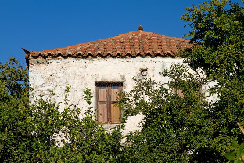 Greek Village House stock image. Image of greece, stones 34848511