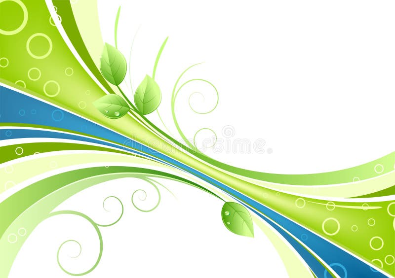 Green abstract background