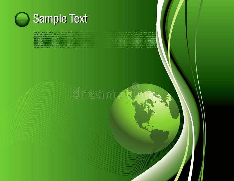 A green illustrated business background with a global theme. A green illustrated business background with a global theme.