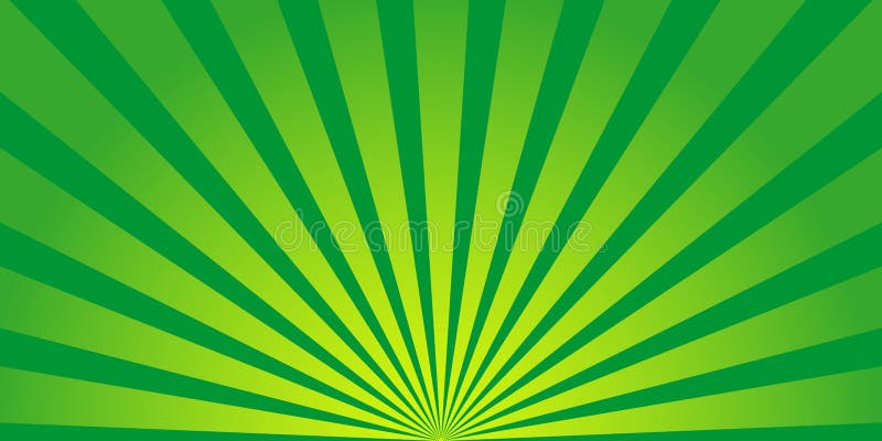 Green Abstract Background with Sun Rays. Retro Texture with Burst and  Light. Vintage Cartoon and Comic Book Stock Vector - Illustration of  pattern, design: 191035536