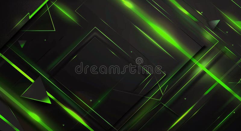 Fond abstract verde cu triunghiuri și linii royalty free stock photo