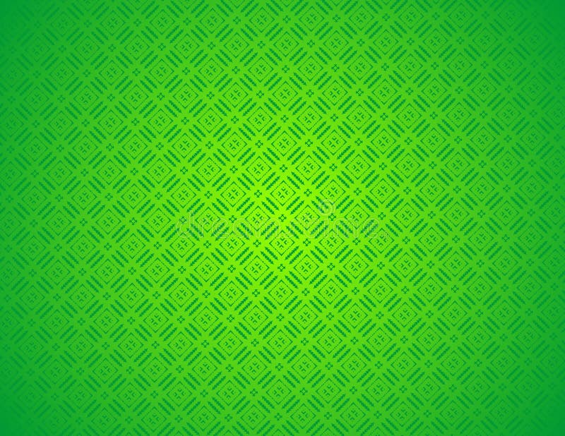  Green  Abstract Floral Oriental Ornamental Chinese Arabic 
