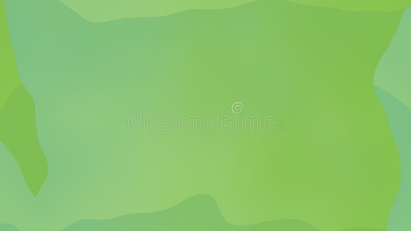 Green Abstract Gradient Background with Soft Organic Shapes royalty free illustration