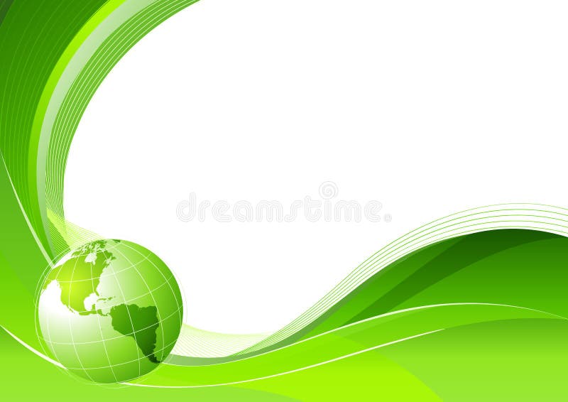 Green Abstract Lines Background Stock Vector Illustration of modern