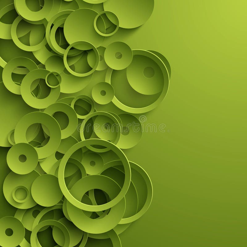 Green 3d paper pattern vector abstract background stock illustration Green 3d paper pattern vector abstract background stock illustration
