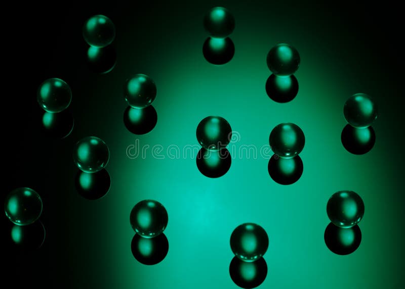 Green Acrylic Ball Background Stock Image Image of circle, texture