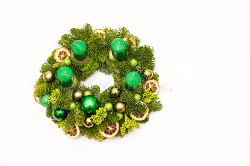 Green advent wreath